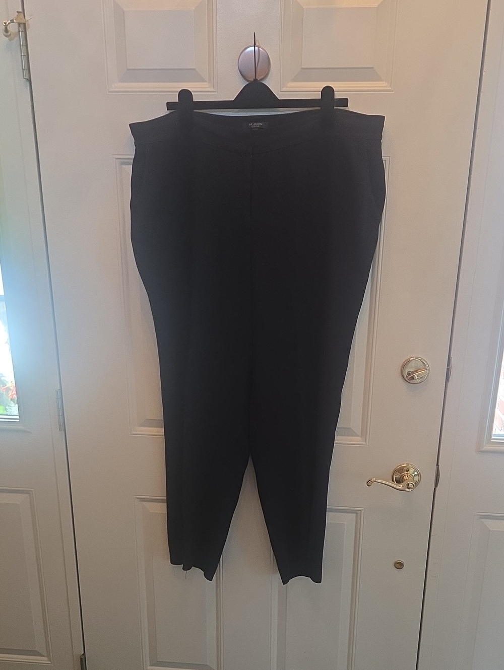 St. John Navy Tailored Dress Trousers